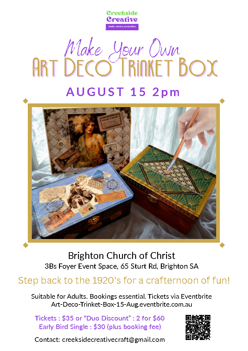 Art Deco Boxes Aug 2026 Poster